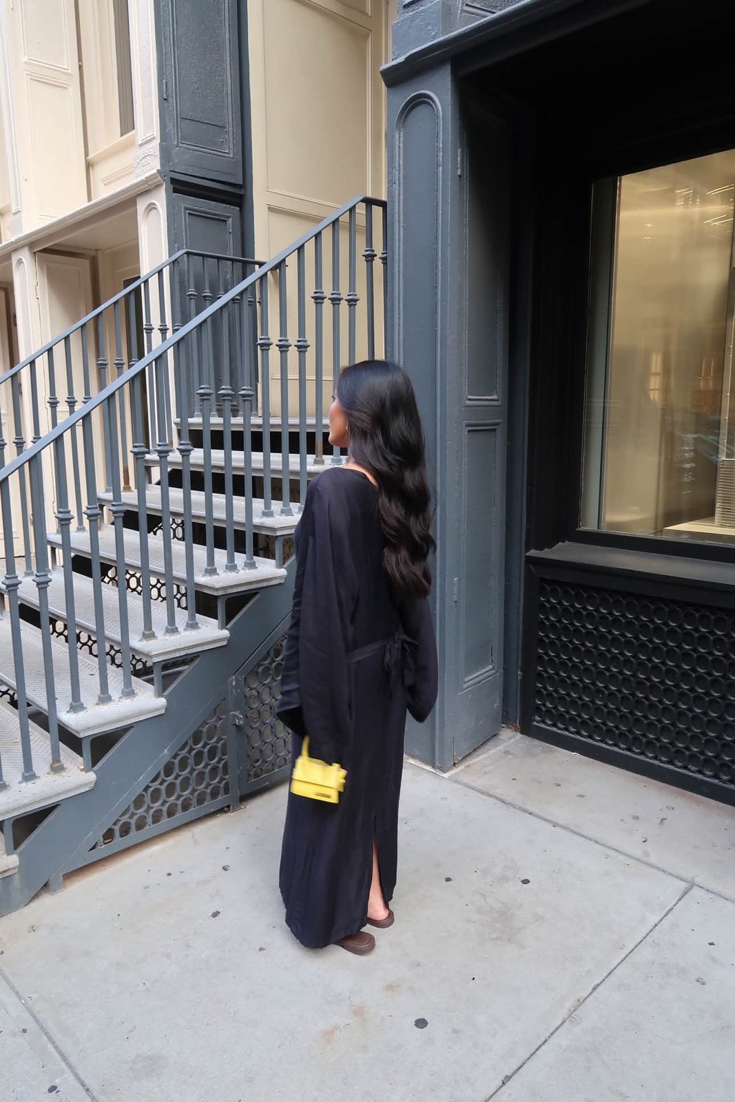 the safa kaftan in linen, new york