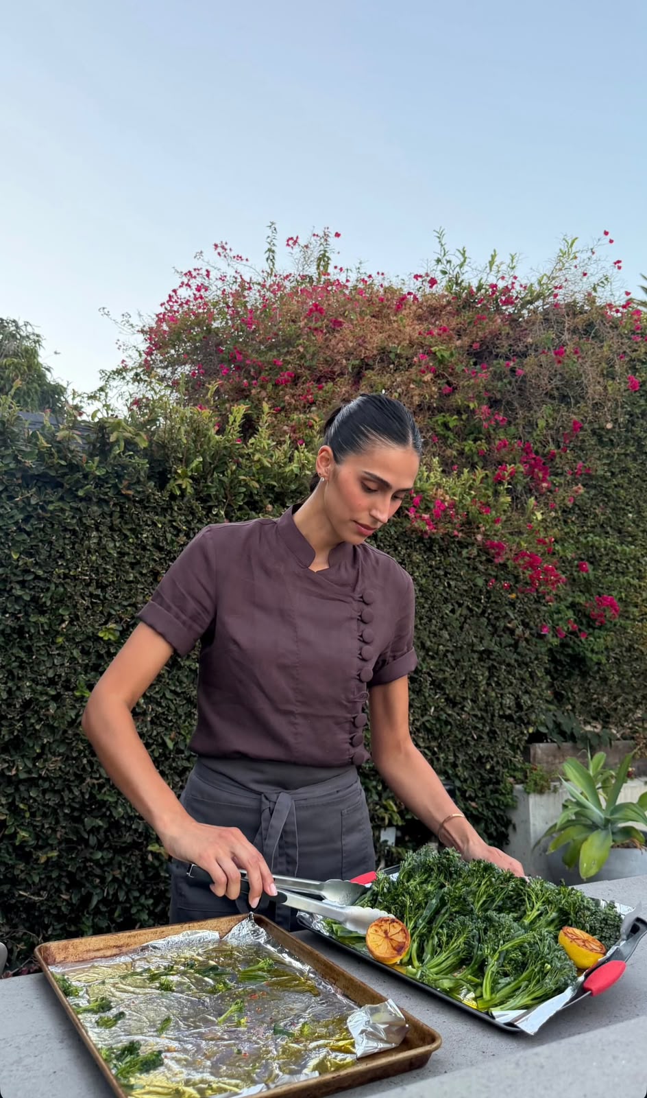 the raya mandarin top in cocoa