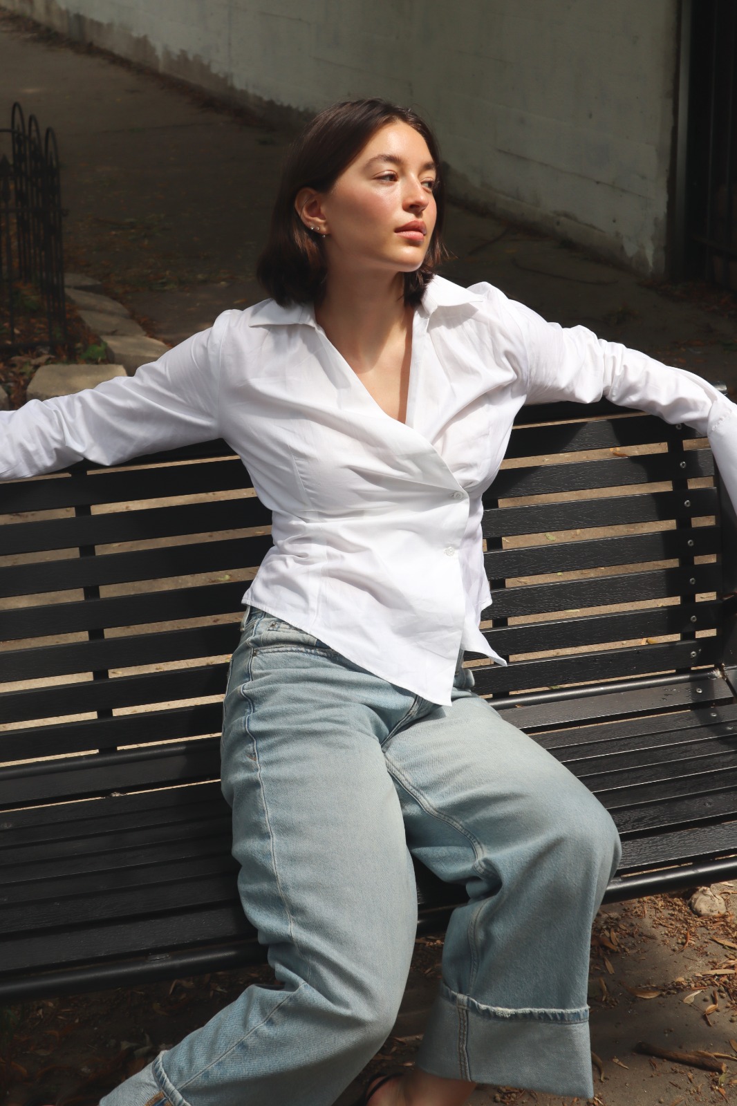 the off duty tailored shirt in white