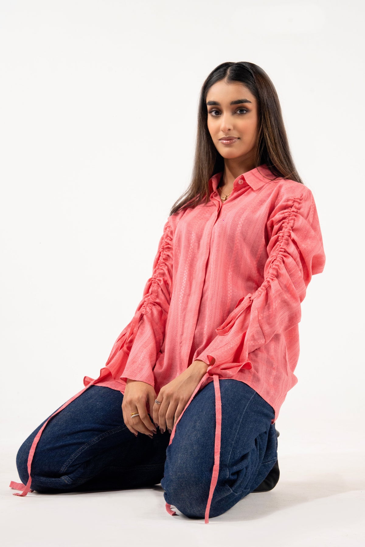 “Flirtation File” Button Down