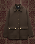 The Chelsea Jacket in Chocolate Brown