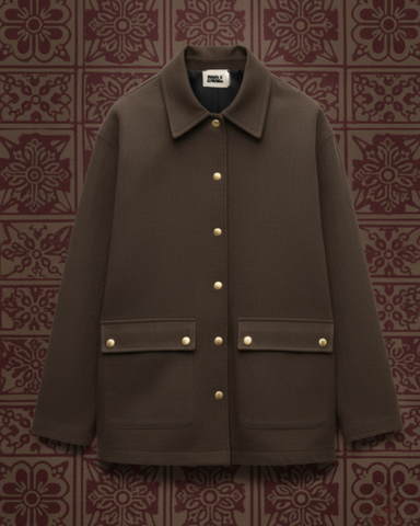 The Chelsea Jacket in Chocolate Brown