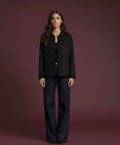 The Mercer Jacket in Linen - For Her - Black