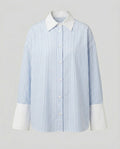 Celeste Pinstripe Shirt