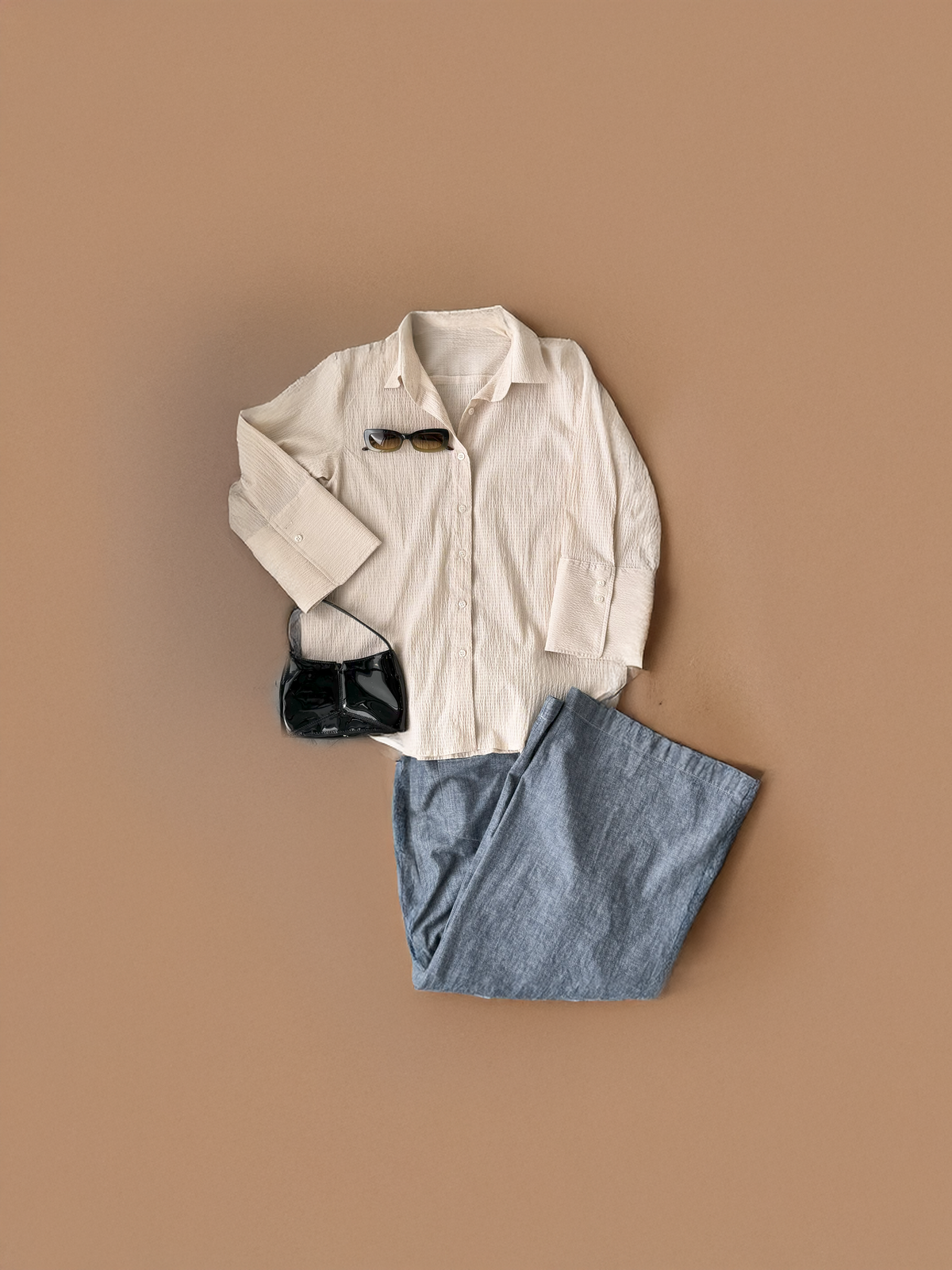 “Not so Vanilla” Seersucker Button Down